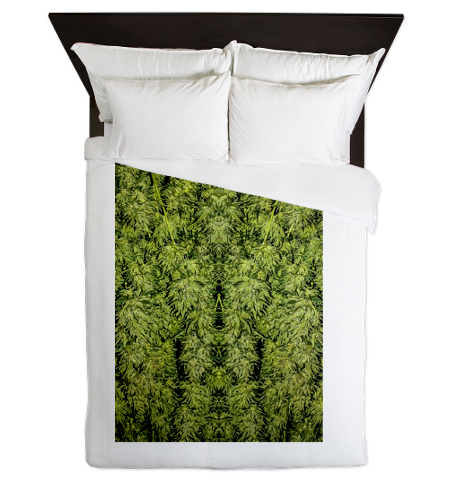 Duvet Cover Amnesia Kush from Cannaflage Designs